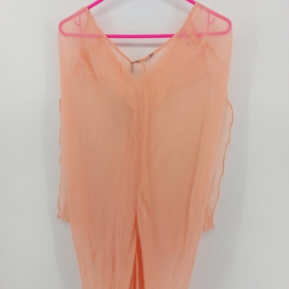Marciano Beach Cover Up Caftan in size xs Pink Coral - Picture 5 of 6